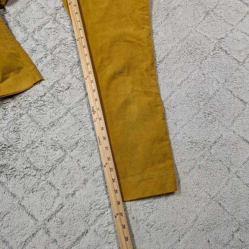 Free People Pants Women's 2 Yellow If You Love Something Button Fly Corduroy